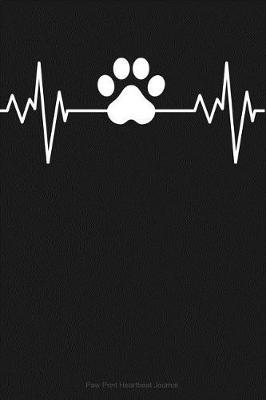 Book cover for Paw Print Heartbeat Journal