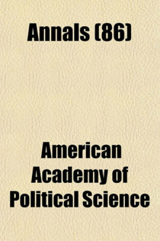 Cover of Annals (86)