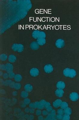 Cover of Gene Function in Prokaryotes