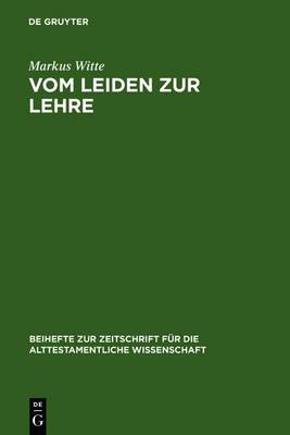 Cover of Vom Leiden Zur Lehre