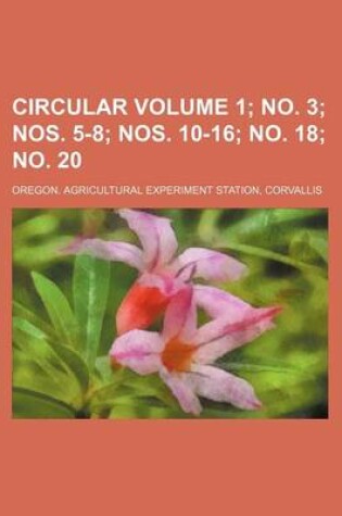 Cover of Circular Volume 1; No. 3; Nos. 5-8; Nos. 10-16; No. 18; No. 20