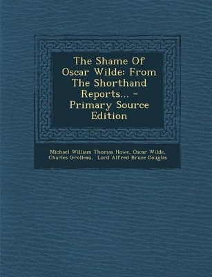 Book cover for The Shame of Oscar Wilde