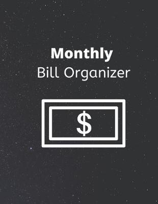 Book cover for Monthly Bill Organizer