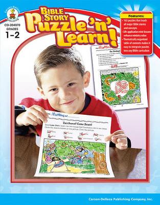 Book cover for Bible Story Puzzle 'n' Learn!, Grades 1 - 2
