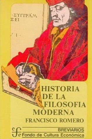 Cover of Historia de La Filosofia Moderna