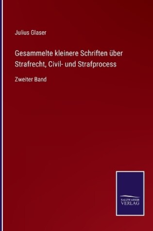 Cover of Gesammelte kleinere Schriften über Strafrecht, Civil- und Strafprocess