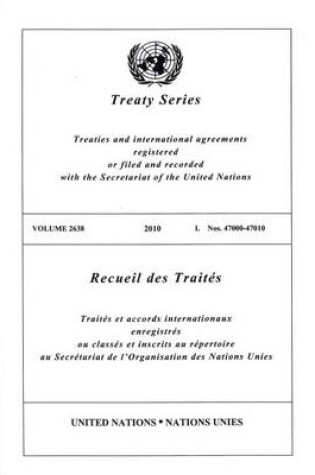 Cover of Treaty Series 2638