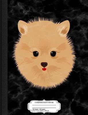 Book cover for Pomeranian Face Composition Notebook