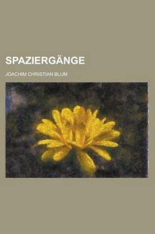 Cover of Spaziergange