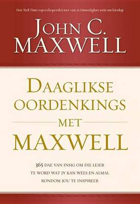 Book cover for Daaglikse Oordenkings Met Maxwell