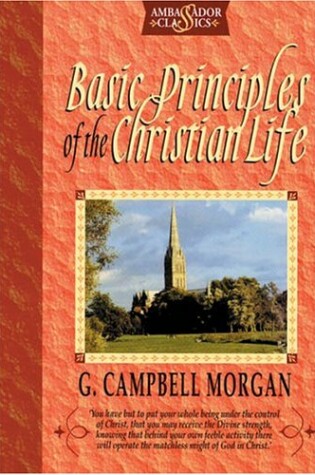 Cover of Basic Principles of the Christian Life