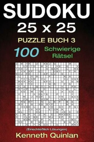 Cover of Sudoku 25 x 25 Puzzle Buch 3