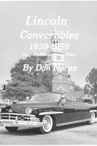 Cover of Lincoln Convertibles 1939-1959