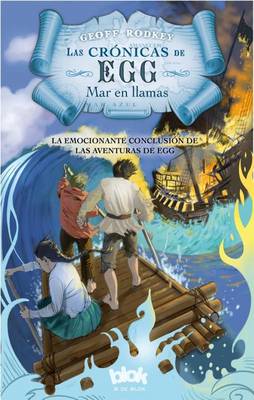 Book cover for Mar en llamas / Blue Sea Burning