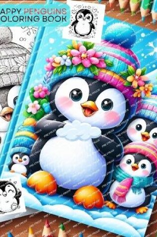 Cover of Happy Penguins Coloring Book