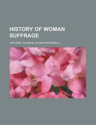 Book cover for History of Woman Suffrage Volume III