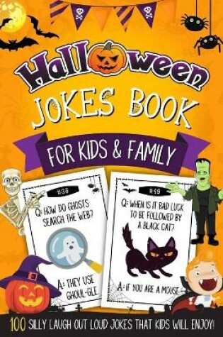 Cover of Halloween Spooky Jokes Book For Kids And Family