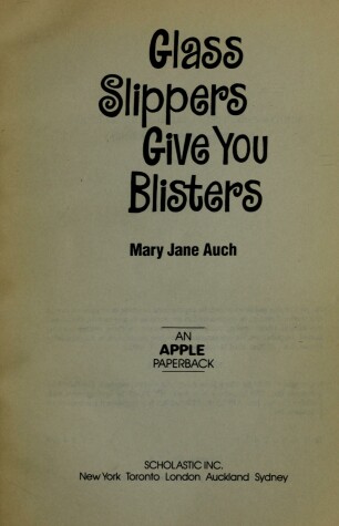 Book cover for Glass Slippers Give You Blisters