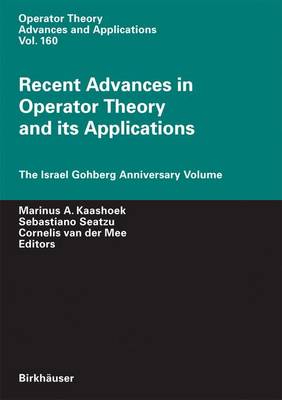 Cover of Recent Advances in Operator Theory and Its Applications