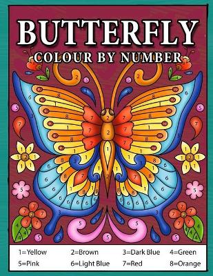 Book cover for Butterfly Colour by Number