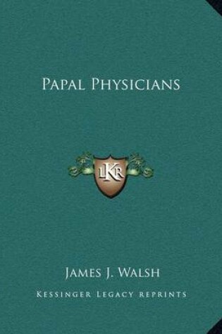 Cover of Papal Physicians