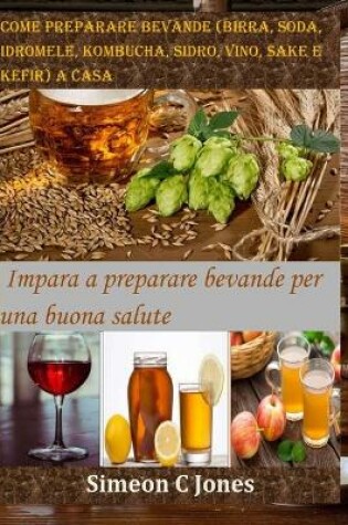 Cover of Come preparare bevande (birra, soda, idromele, kombucha, sidro, vino, sake e kefir) a casa