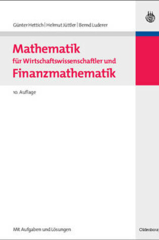 Cover of Mathematik Fur Wirtschaftswissenschaftler Und Finanzmathematik