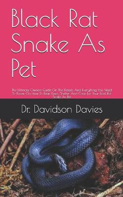 Book cover for Black Rat Snake As Pet
