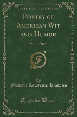 Cover of Poetry of American Wit and Humor