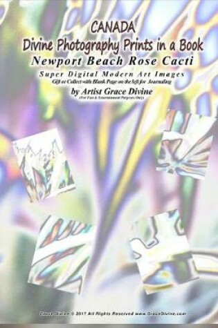 Cover of CANADA Divine Photography Prints in a Book Newport Beach Rose Cacti