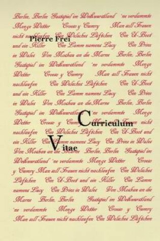 Cover of Curriculum Vitae