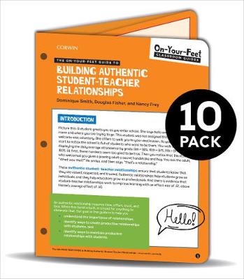 Cover of BUNDLE: Smith: The On-Your-Feet Guide to Building Authentic Student-Teacher Relationships: 10 Pack