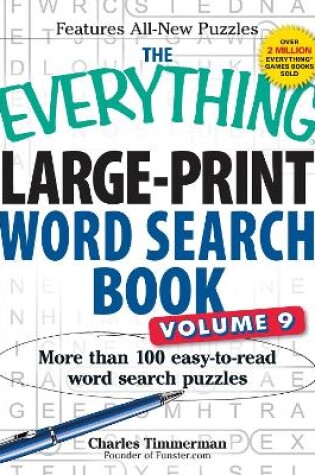 Cover of The Everything Large-Print Word Search Book, Volume 9