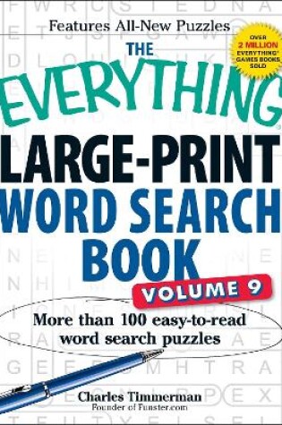 Cover of The Everything Large-Print Word Search Book, Volume 9