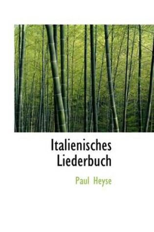 Cover of Italienisches Liederbuch