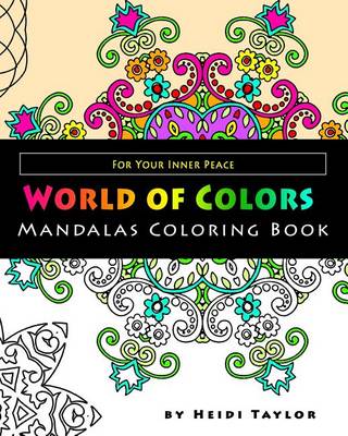 Book cover for World of Colors Mandalas Coloring Book