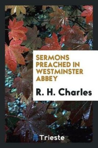 Cover of Sermons Preached in Westminster Abbey