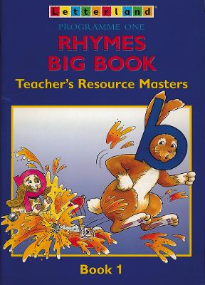 Cover of Rhymes Big Book Teacher’s Resource Masters Book 1