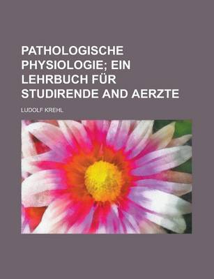 Book cover for Pathologische Physiologie