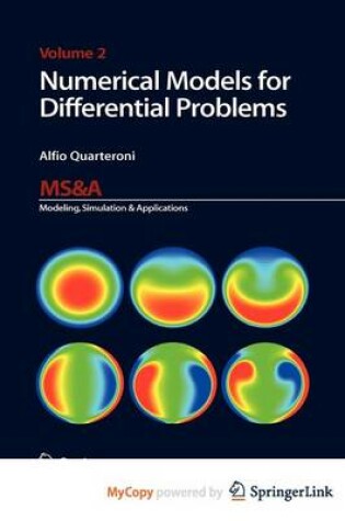 Cover of Numerical Models for Differential Problems