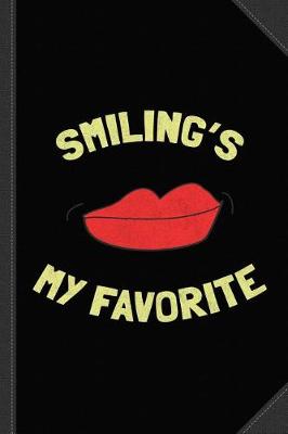 Book cover for Smiling's My Favorite Vintage Journal Notebook