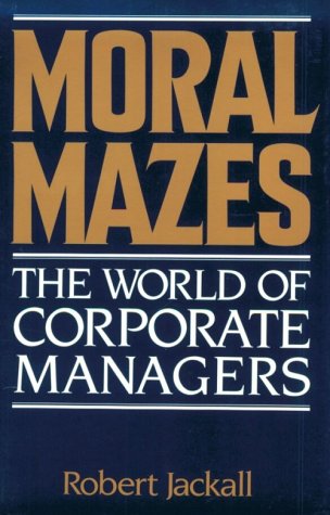 Book cover for Moral Mazes