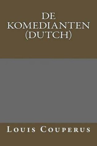 Cover of de Komedianten (Dutch)