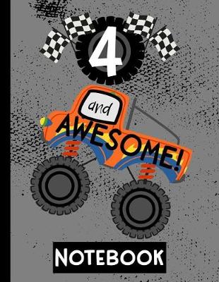 Book cover for 4 and Awesome! Notebook