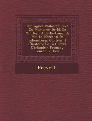 Book cover for Campagnes Philosophiques