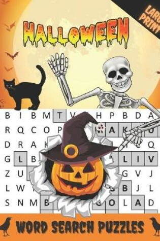 Cover of Halloween Word Search Puzzles