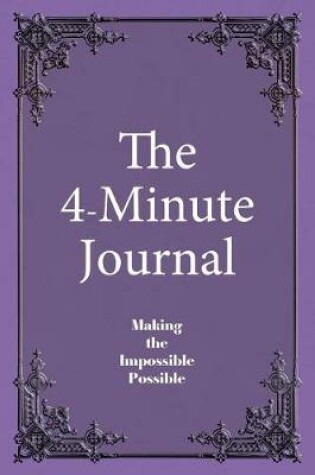 Cover of The 4-Minute Journal - Undated Deluge Purple