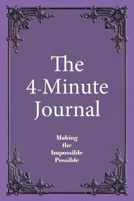 Book cover for The 4-Minute Journal - Undated Deluge Purple