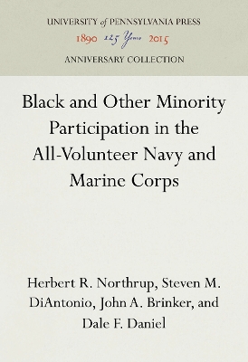 Cover of Black and Other Minority Participation in the All-Volunteer Navy and Marine Corps