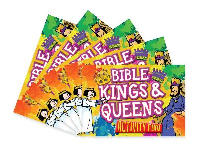 Book cover for Bible Kings & Queens Activity Fun
